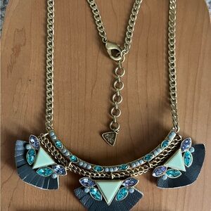 Silpada Gold and Turquoise Necklace